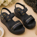 Black Platform Sandals