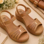 Tan Comfort Office Sandals