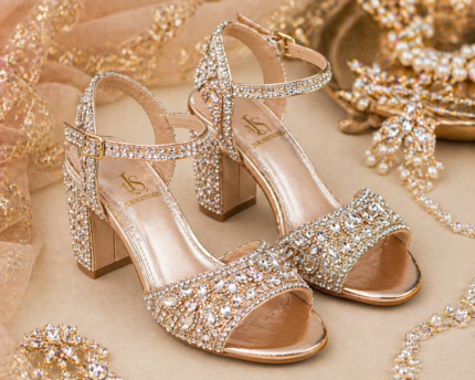 Crystal Bridal Heel Sandals